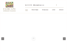 Tablet Screenshot of faircare.co.za